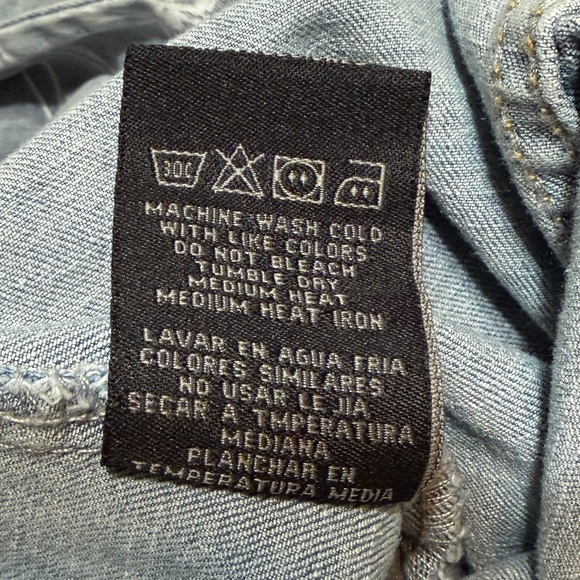 NEW Waimea Denim Jean Jacket Mens M Paint Splatter Streetwear Urban Hip Hop 90s - Picture 15 of 16